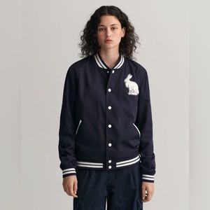 Lunar New Year GANT Varsity Jacket/Navy Blue/Unisex